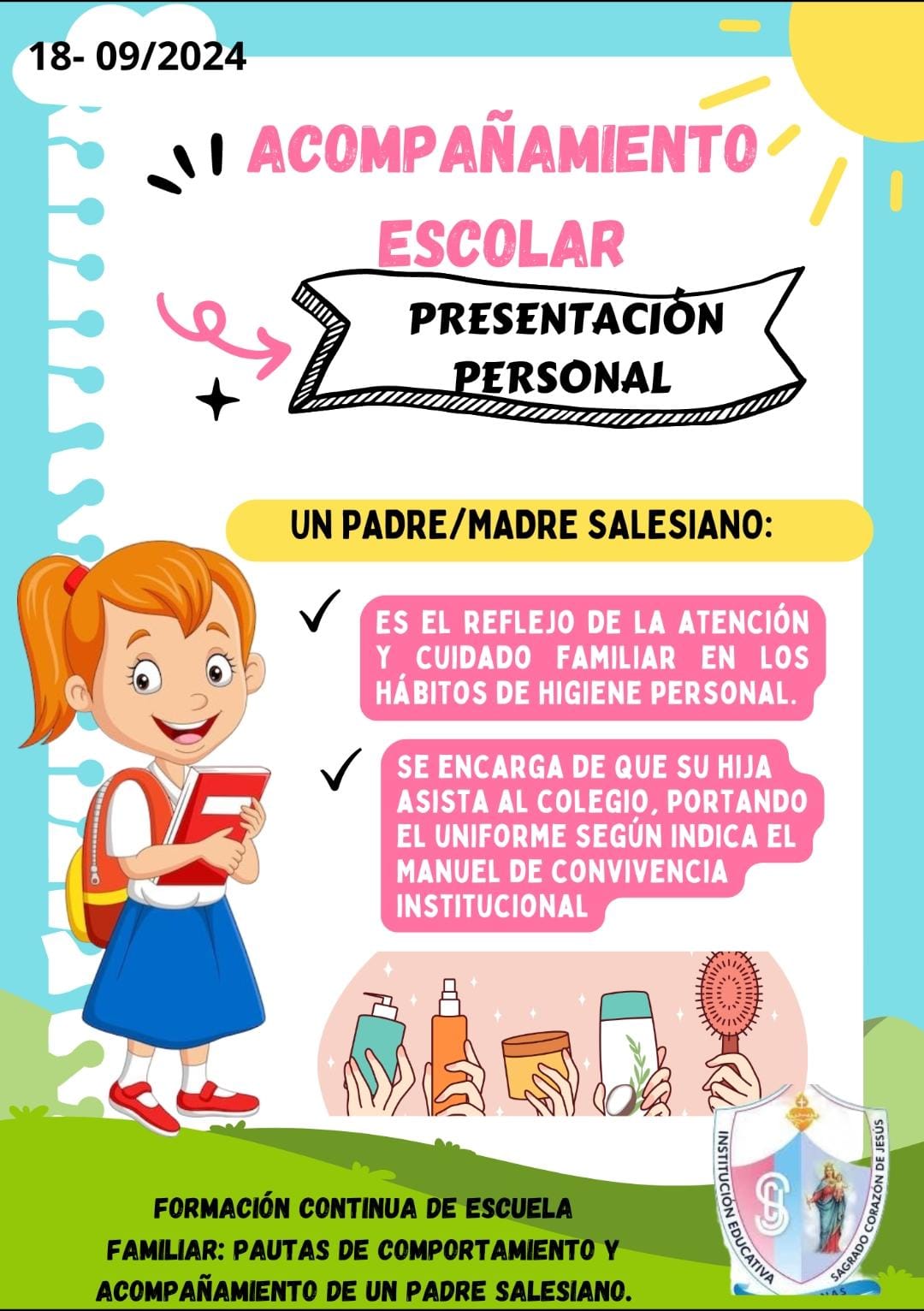 Acompañamiento escolar: Presentación personal